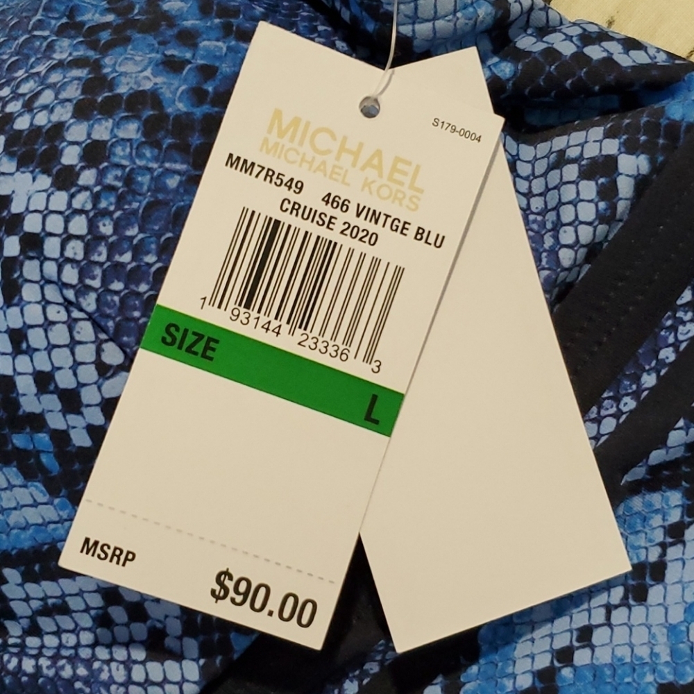 MK (TOP ONLY) HIGH NECK HALTER BIKINI TOP/WORKOUT TOP - Picture 8 of 11